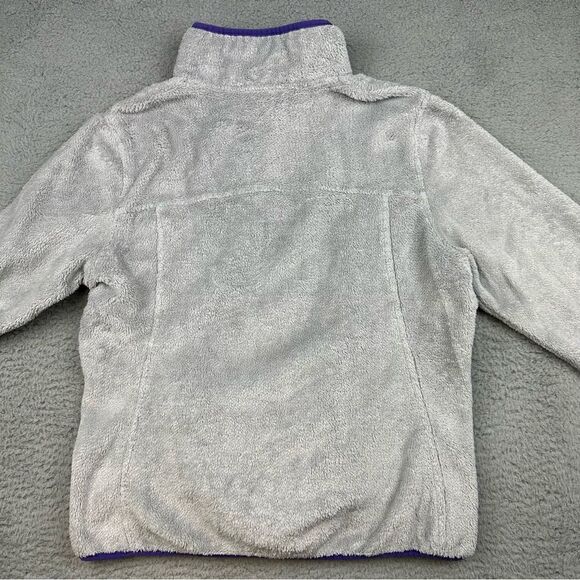 Free Country Sweater Womens Large Plush Sherpa Snap Pullover Faux Fur Comfort - Picture 8 of 13